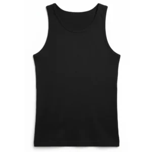 gemrock rib tanktop black