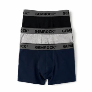 Gemrock Cotton Boxer Briefs in Assorted Colors – soft cotton 3-pack boxer briefs for wholesale and everyday comfort