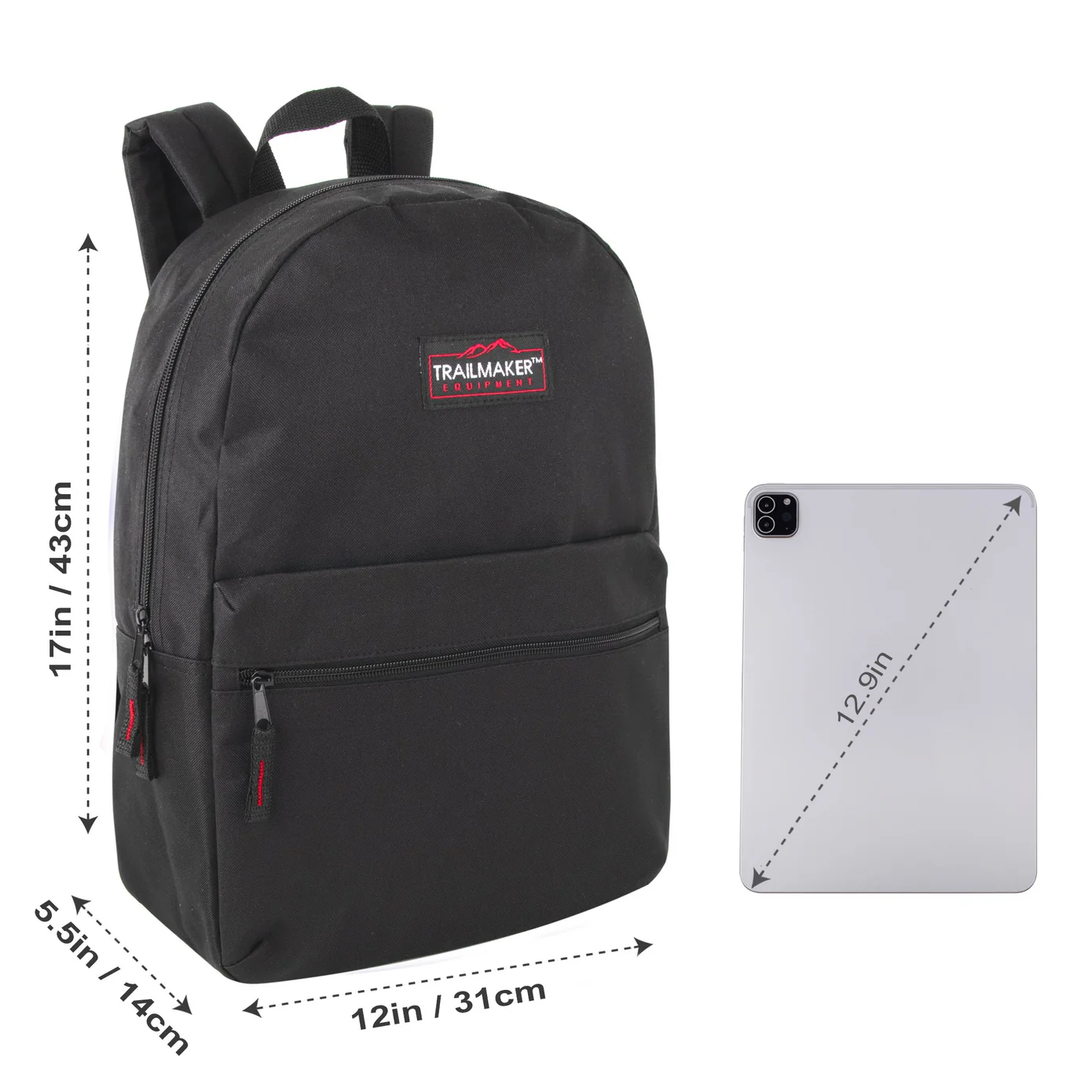 17-Inch Trailmaker Students Classic Backpack - 24 in a Pack 17-Inch Trailmaker Students Classic Backpack - 24 in a Pack - Image 3