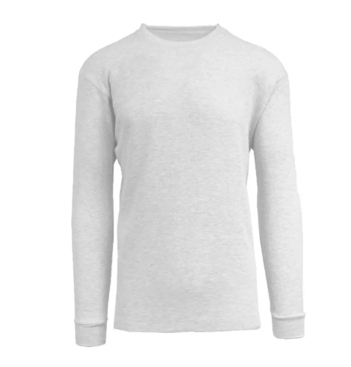 Long Sleeve Thermal Shirt – Waffle Knit Long Sleeve Thermal Shirt – Waffle Knit - Image 2